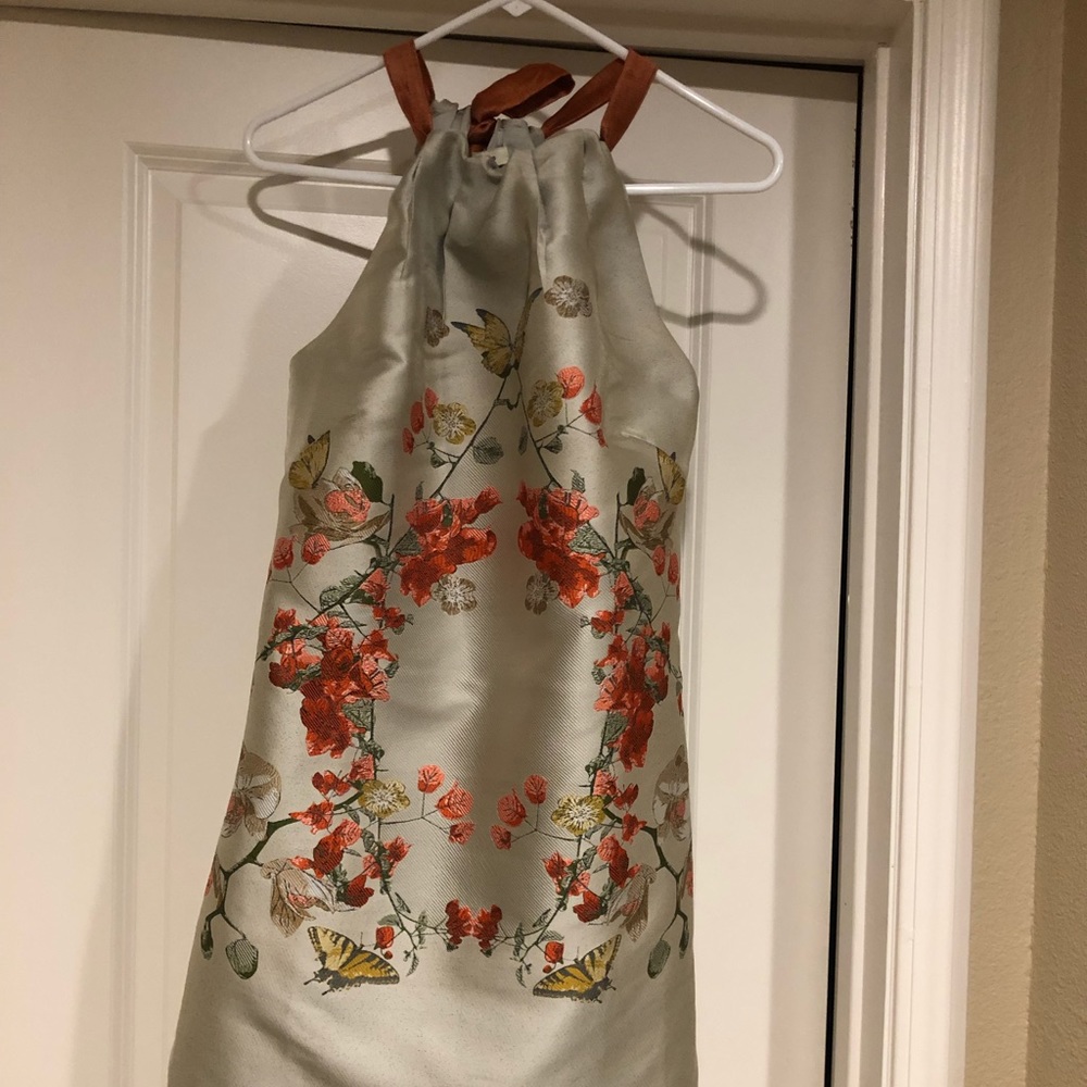 Max Studio silk shift dress